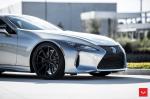Lexus LC500 Liquid Platinum on Vossen Wheels (HF-3) 2019 года